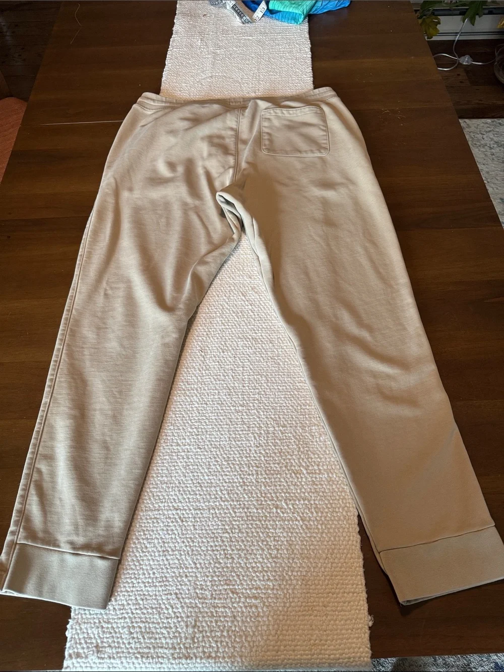Banana Republic Tall Men’s Drawstring Joggers in Light Beige